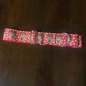 Reindeer holiday martingale dog collar 🦌 NWOT
